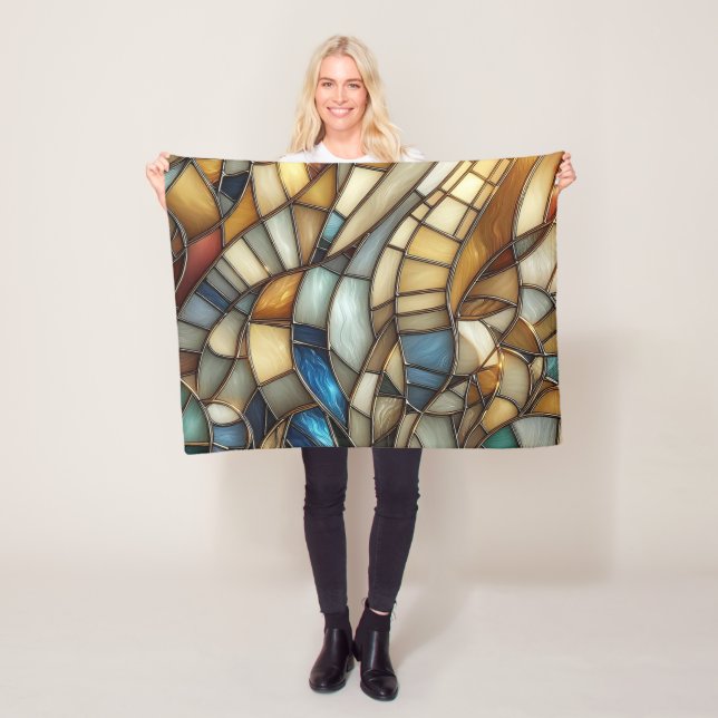 Cobertor De Velo Stained Glass Waves (In Situ)