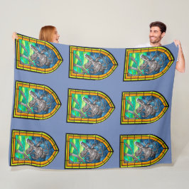 Cobertor De Velo Stainer Glass Kraken