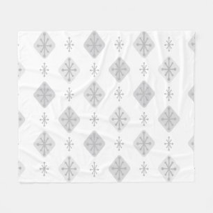 Cobertor De Velo Starbursts do século médio Diamantes Cinzas de luz