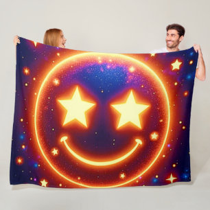 Cobertor De Velo Starry-Eyed Glow Emoji