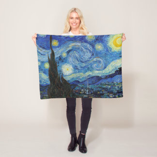 Cobertor De Velo Starry Night, Vincent van Gogh