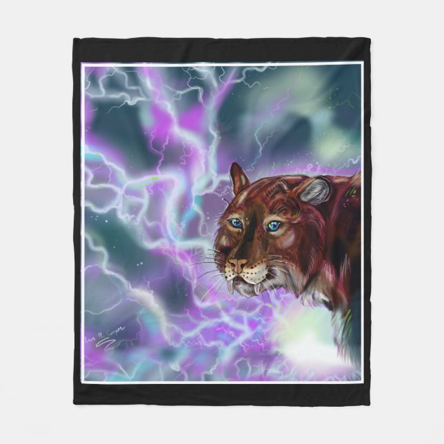 Cobertor De Velo Static Storm Lighting Saber (Frente)