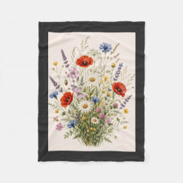 Cobertor De Velo Stay Wild | Vintage Wild Herbs Botanical Design