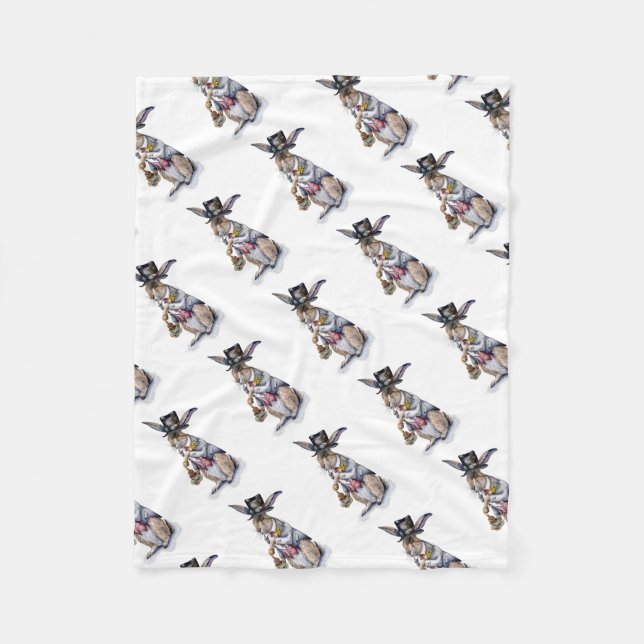 Cobertor De Velo Steampunk March Hare (Frente)