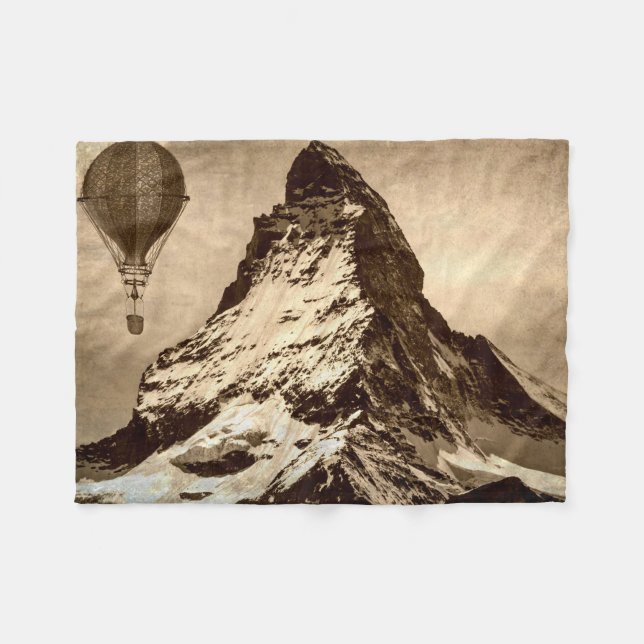 Cobertor De Velo Steampunk Matterhorn (Frente (Horizontal))