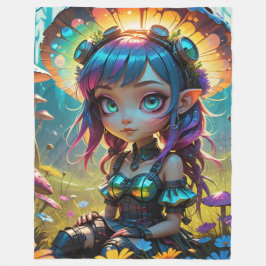 Cobertor De Velo Steampunk Pixie Fleece Blanket