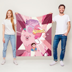 Cobertor De Velo Steven Universe   Rosa Quartz Legado
