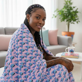 Cobertor De Velo Stitch Fleece Blanket