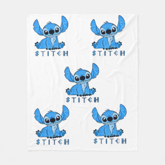 Cobertor De Velo Stitch Polinésio