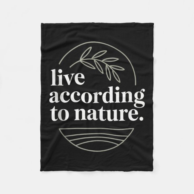 Cobertor De Velo Stoic Philosoper Cita Estoicismo Motivacional Zeno (Frente)