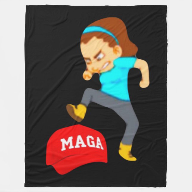 Cobertor De Velo Stomp MAGA Fleece Blanket (Frente)