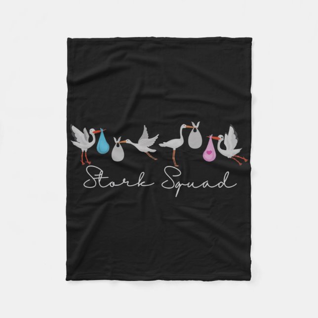 Cobertor De Velo Stork Squad Nurse Labor E Delivery Edition (Frente)