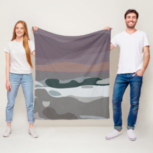 Cobertor De Velo Storm Sky Cloud Sea Waves Ocean Nature