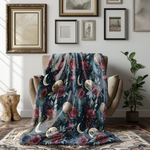 Cobertor De Velo Stormy Burgundy Fall Rosa Dreamscape
