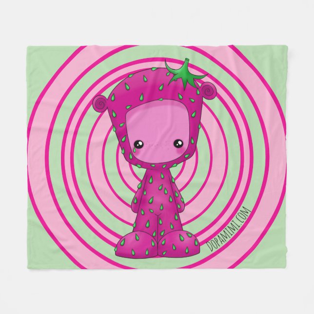Cobertor De Velo StrawberriMimi (Frente (Horizontal))