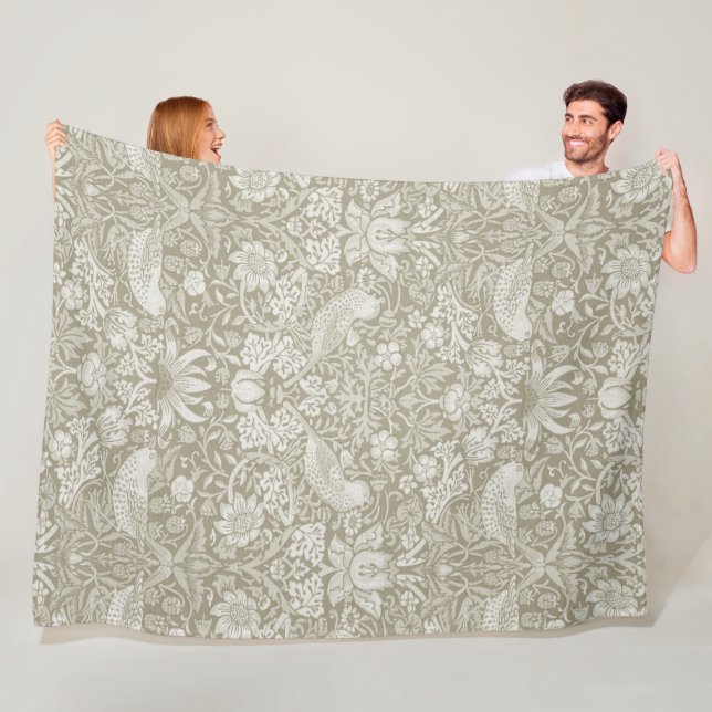 Cobertor De Velo Strawberry Thef Ivory, William Morris (In Situ)