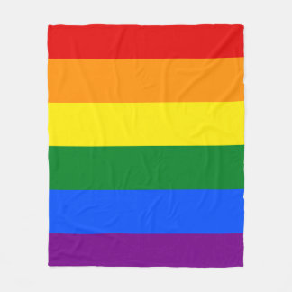 Cobertor De Velo Stripe arco-íris LGBT