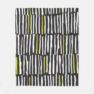 Cobertor De Velo Stripes Desenhadas À Mão: Padrão De Vintagem.