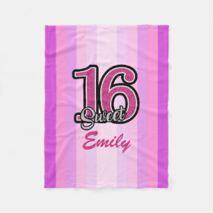 Cobertor De Velo Stripes Roxas