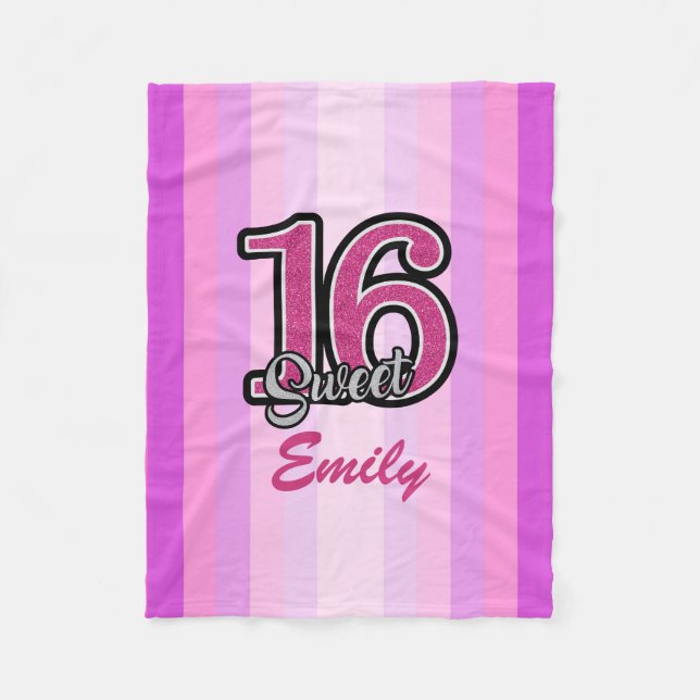 Cobertor De Velo Stripes Roxas (Frente)