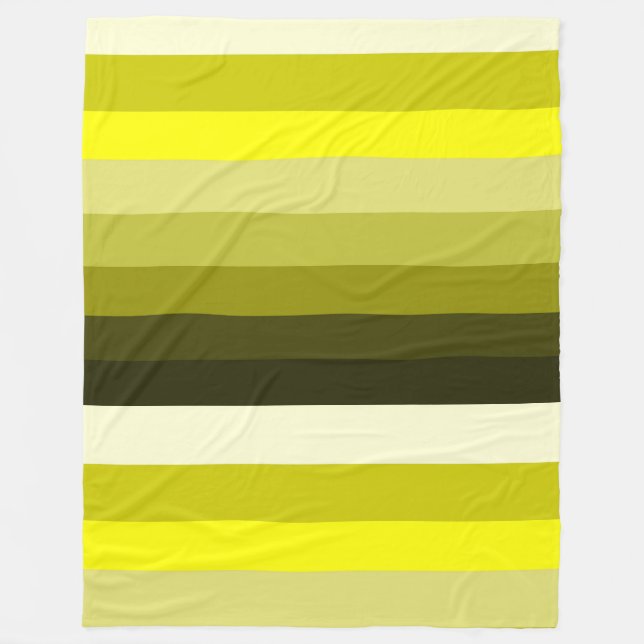 Cobertor De Velo Stripey Yellows Blanket (Frente)