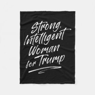 Cobertor De Velo Strong Intelligent Woman Trump 2024 Para Mulheres