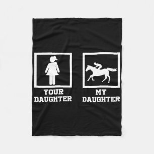 Cobertor De Velo Sua Filha Vs. Minha Filha Engraçada Cavaleiro 1