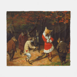 Cobertor De Velo Sua Majestade Recebe (por William Holbrook Beard)