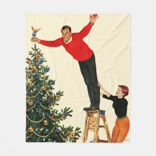 Cobertor De Velo Subindo a Árvore