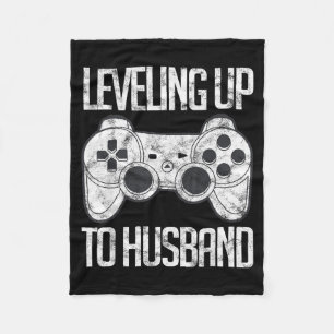 Cobertor De Velo Subindo de Nível Marido Noivo Gamer Arte Gráfica