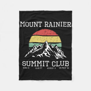 Cobertor De Velo Subiu ao Clube de Hike do Cume do Monte Rainier Wa
