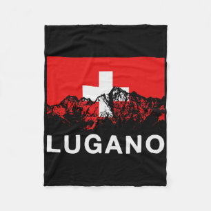 Cobertor De Velo Suiça de Lugano, Suíça Flag Ski