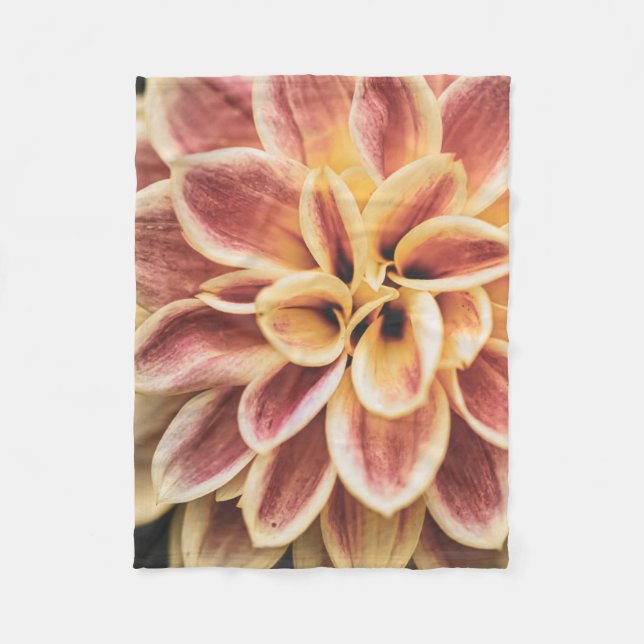 Cobertor De Velo Summer Dahlia Flower (Arte Floral) (Frente)