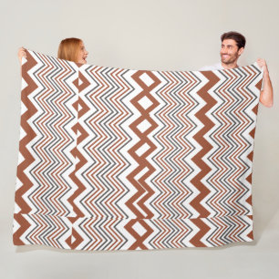 Cobertor De Velo Summer Elegant Colorful Zigzag