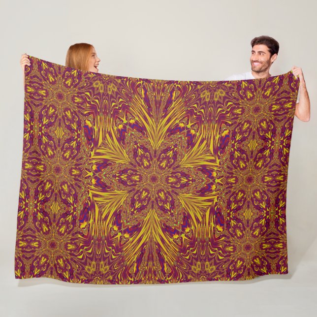 Cobertor De Velo Summer Lotus Fleece Blanket (In Situ)