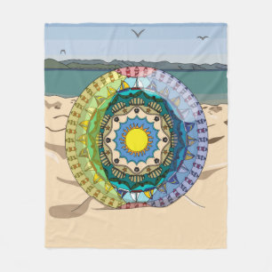 Cobertor De Velo Summer Sunshine Fleece Blanket