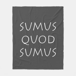 Cobertor De Velo Sumus quod sumus