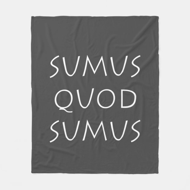 Cobertor De Velo Sumus quod sumus (Frente)