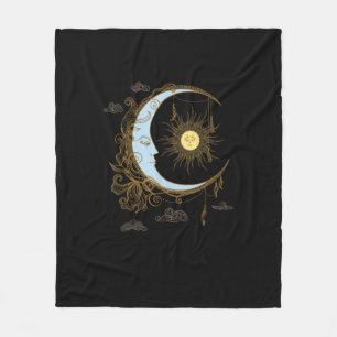 Cobertor De Velo Sun Moon Vintage 90s Bruxa Whimsigoth