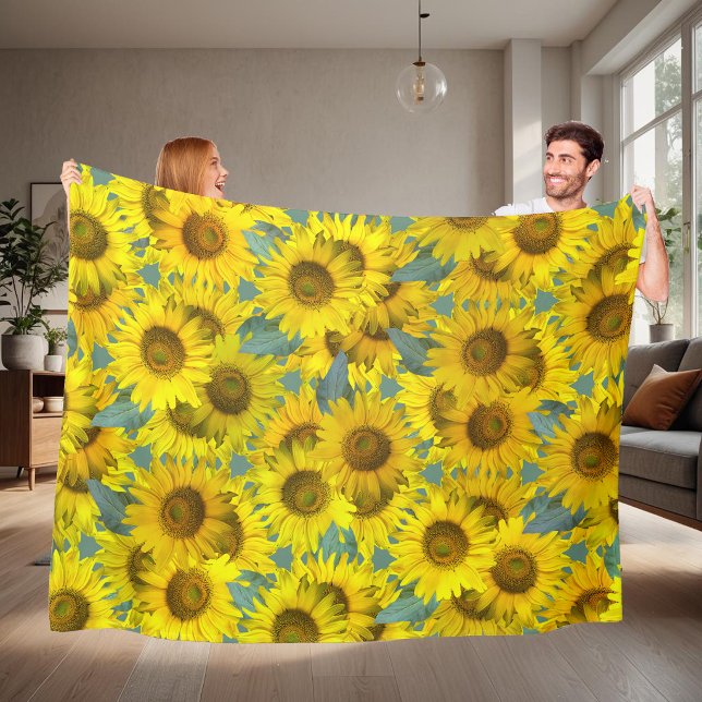 Cobertor De Velo Sunflowers  (Criador carregado)