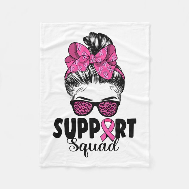 Cobertor De Velo Sungles Messaging Support Bun Support Squad Breast (Frente)