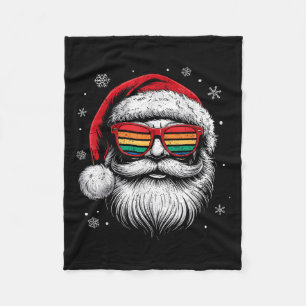 Cobertor De Velo Sungles Santa Hat No Natal De Julho