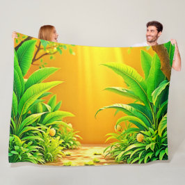 Cobertor De Velo Sunny Nature Path Art
