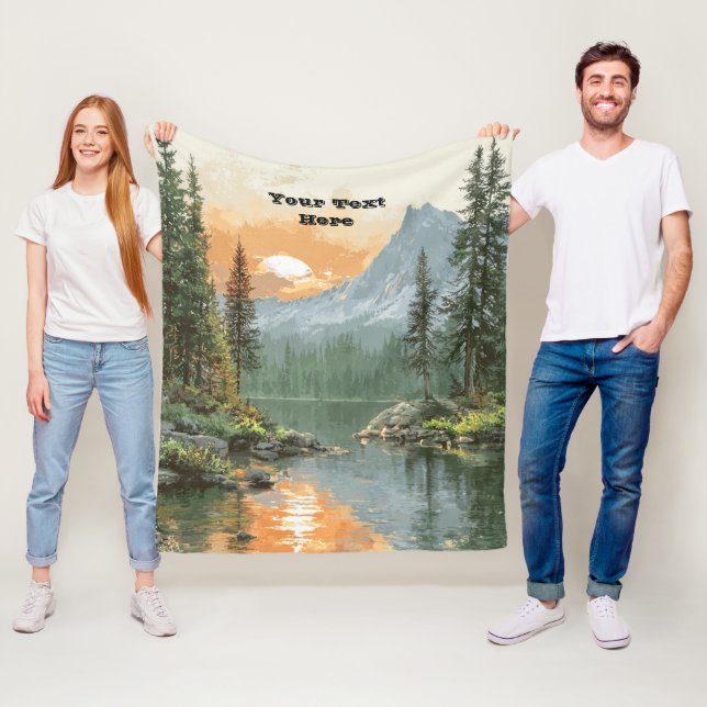 Cobertor De Velo Sunset Lake (In Situ)