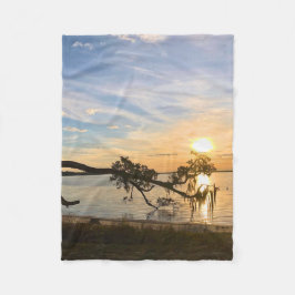 Cobertor De Velo Sunset Over East Bay