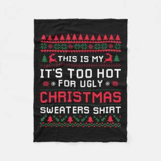 Cobertor De Velo Suores De Natal Muito Feios E Engraçados Homens De