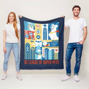 Cobertor De Velo Super Powered Pack Art Deco Metropolis