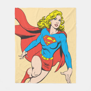 Cobertor De Velo Supergirl em Ação