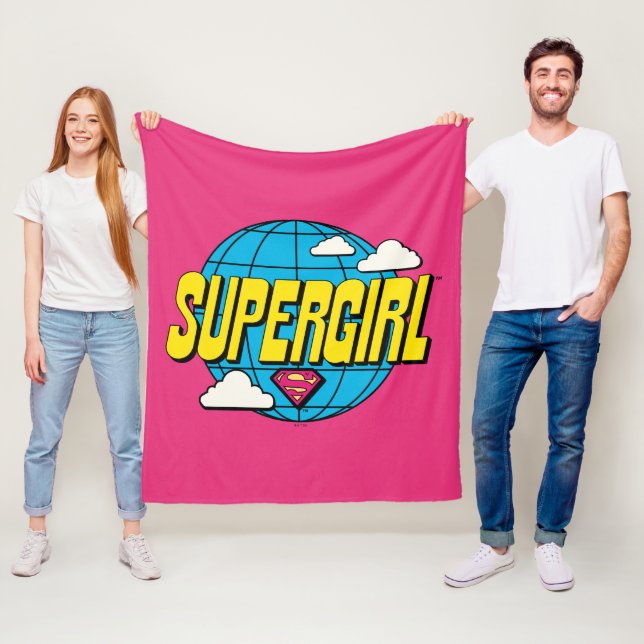 Cobertor De Velo Supergirl Gráfico Pop Global (In Situ)