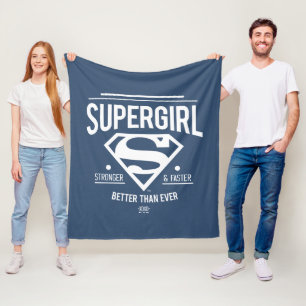 Cobertor De Velo Supergirl Melhor Do Que Nunca Gráfico Retroativo
